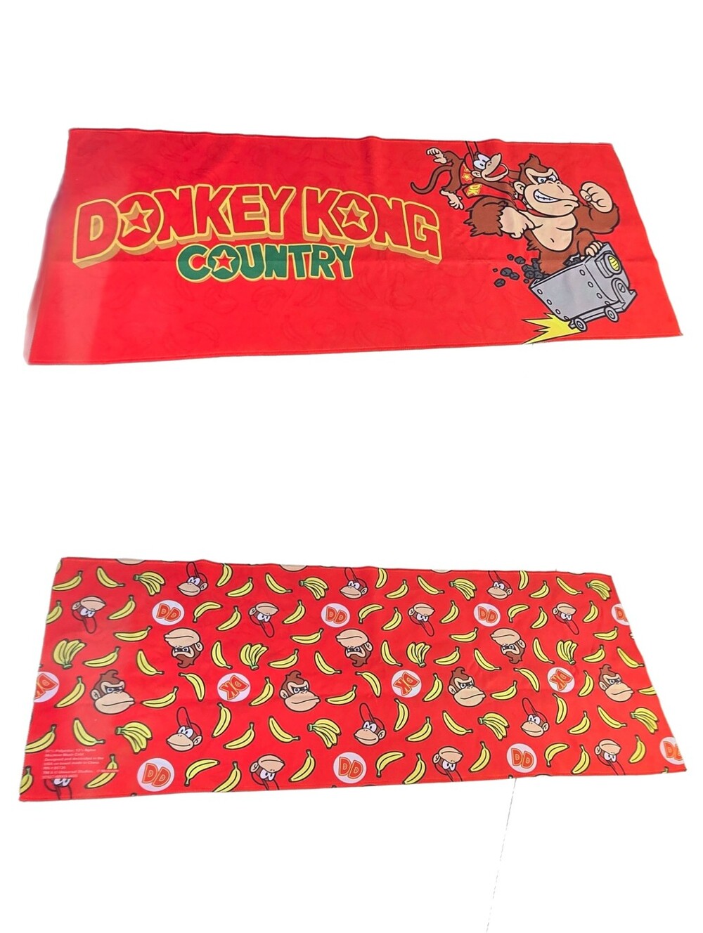 Universal Studios Super Nintendo World - Cooling Towel - Donkey Kong Country EUC